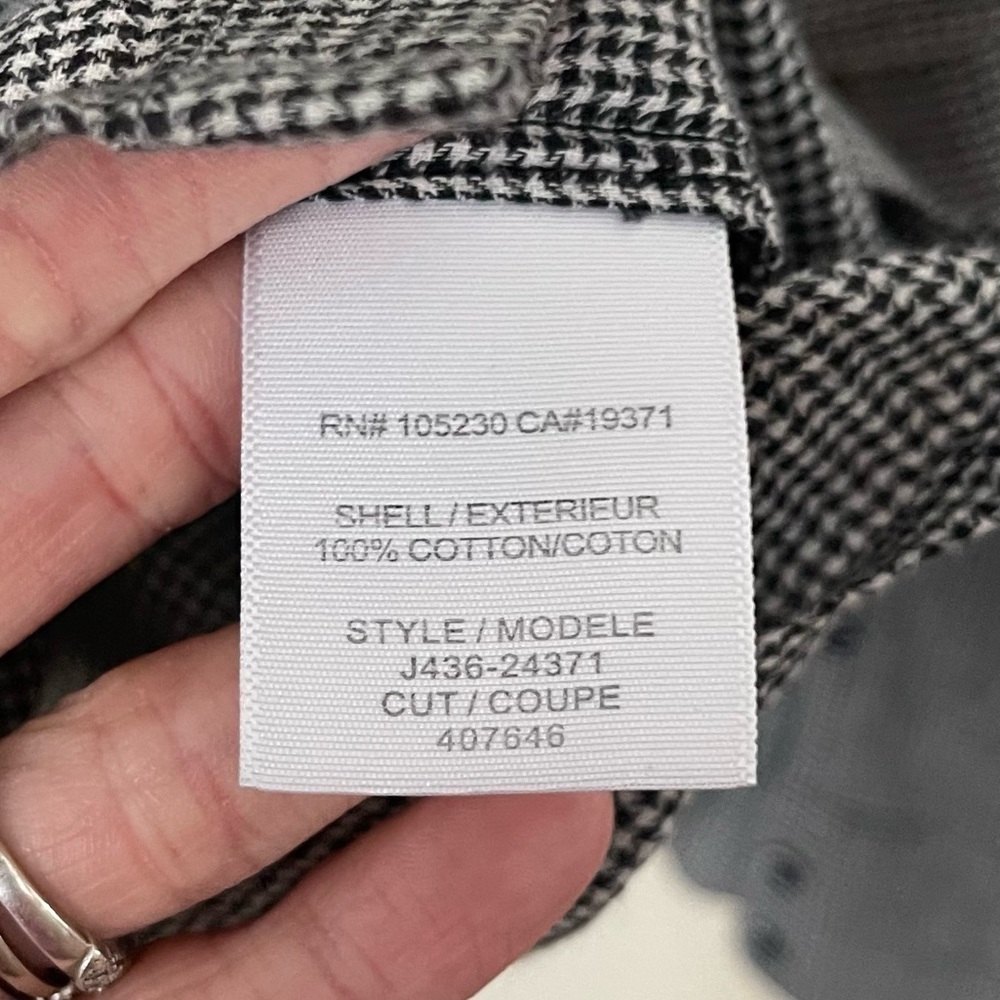 Joie Houndstooth Button Down Top - image 4